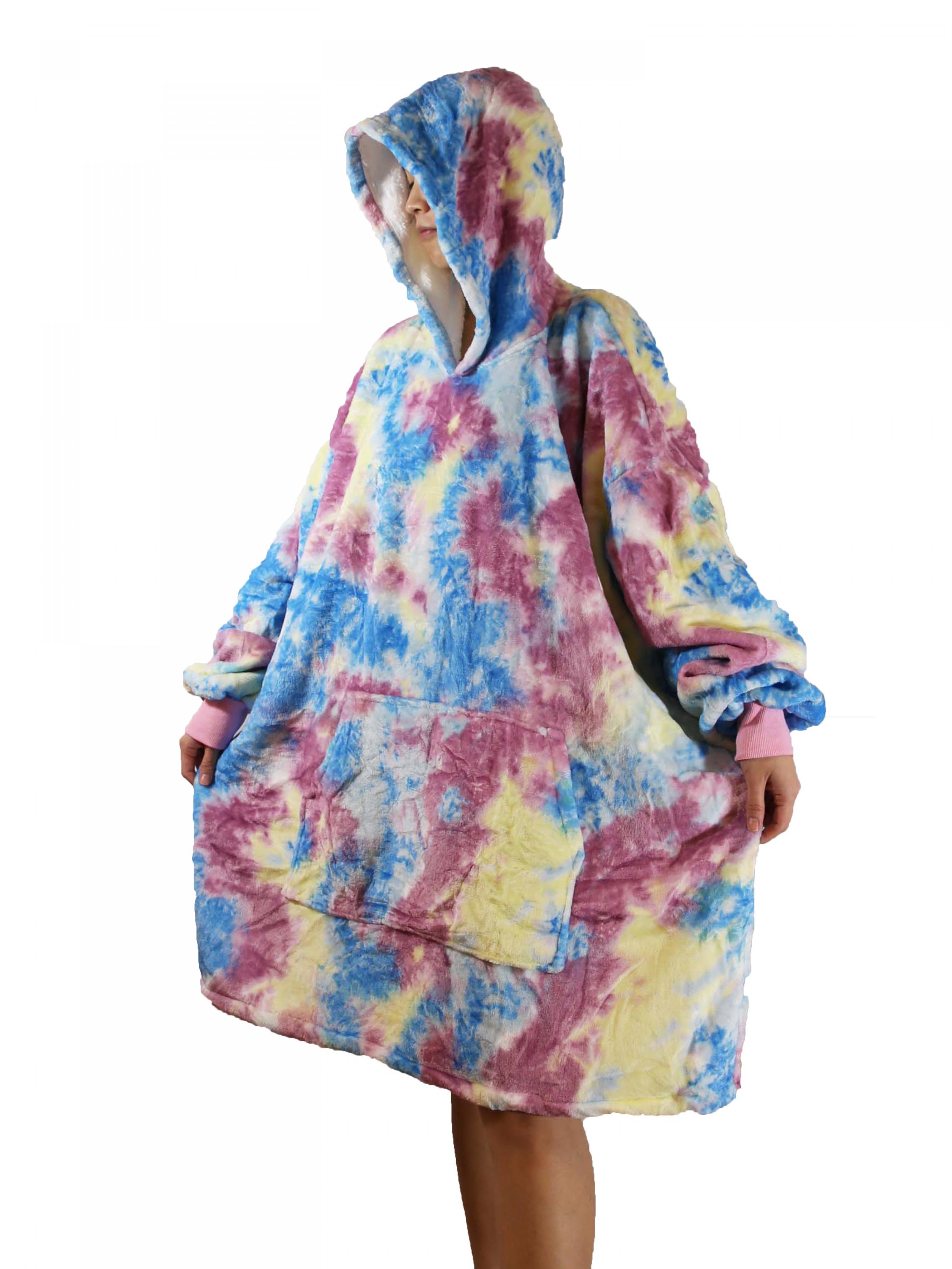 Blue Yellow Camouflage Hoodie