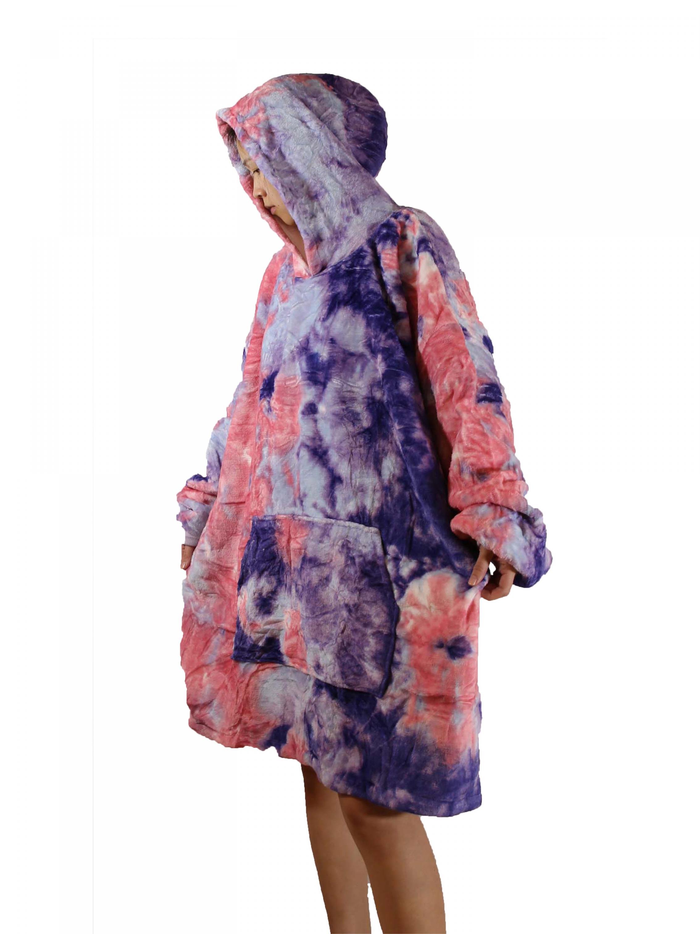 Purple Pink Camouflage Hoodie