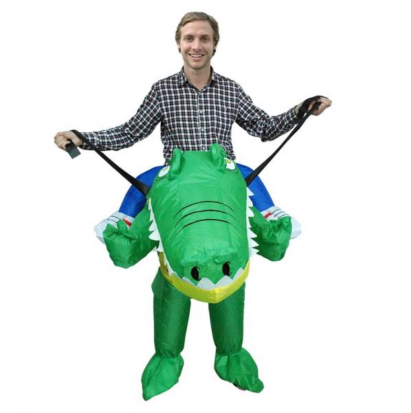 Big mouth Dinosaur Ride On Inflatable Costume