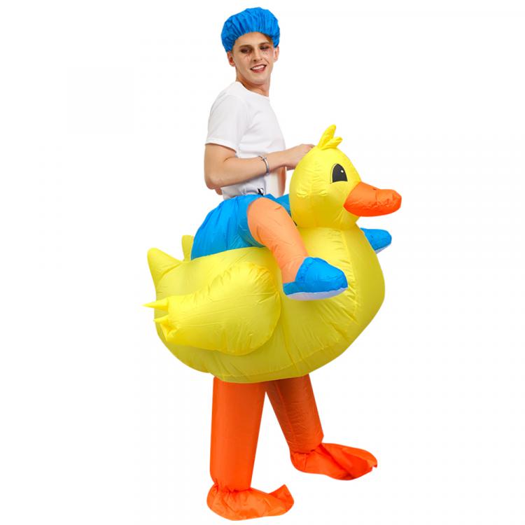 DuckRideOnInflatableCostume