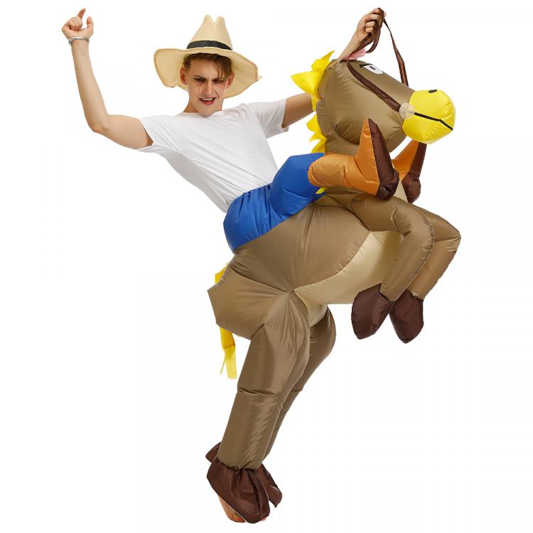 Horse Ride On Inflatable Costume