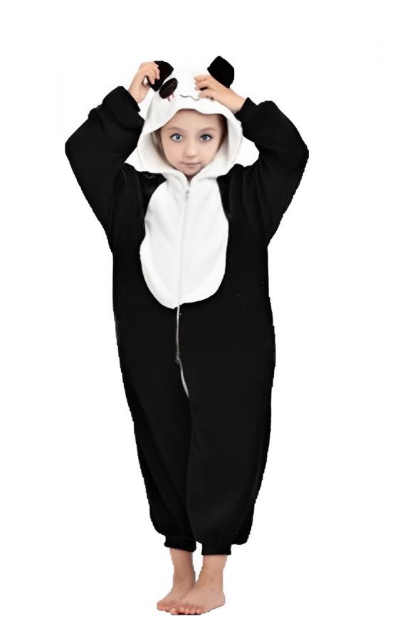 Panda Kid Onesie | Black and White Panda Bear