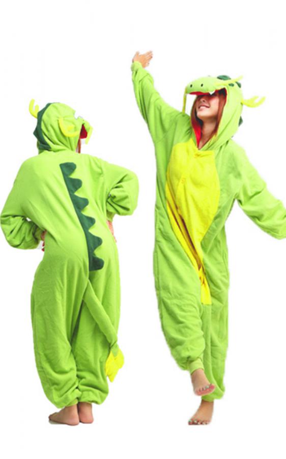 Green Dragon Onesie  | Soft and Comfy Animal Onesie for Adults