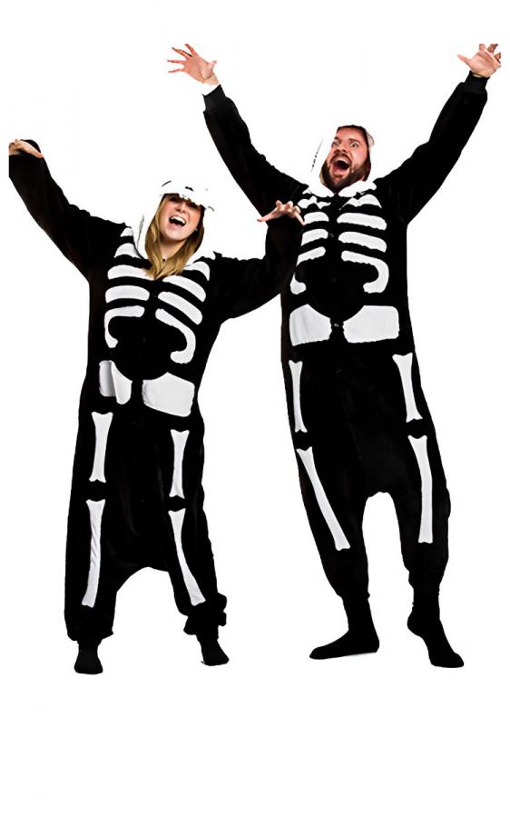 Skeleton Onesie | Halloween Skull Costume